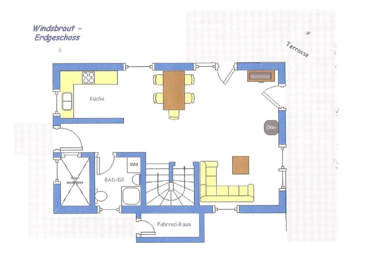 Reetdachhaus Windsbraut Villa Breege Bagian luar foto